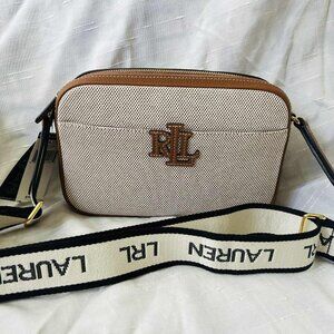 Ralph Lauren cross body beige/Natural bag